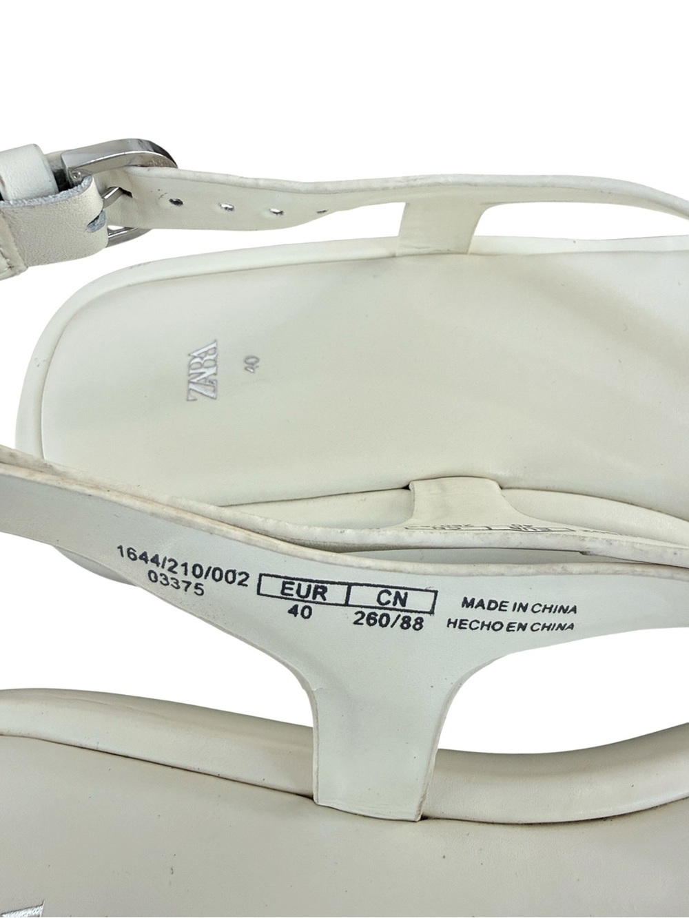Zara Platform Thong Sandals Size 40 US 9 - Picture 6 of 9
